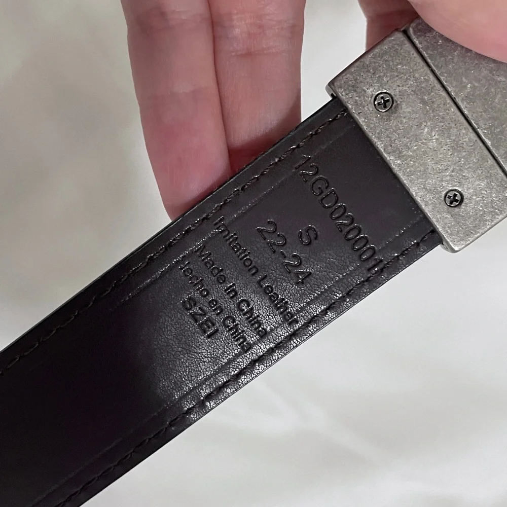 Dickies Imitation Leather Reversible Black & Brown Belt